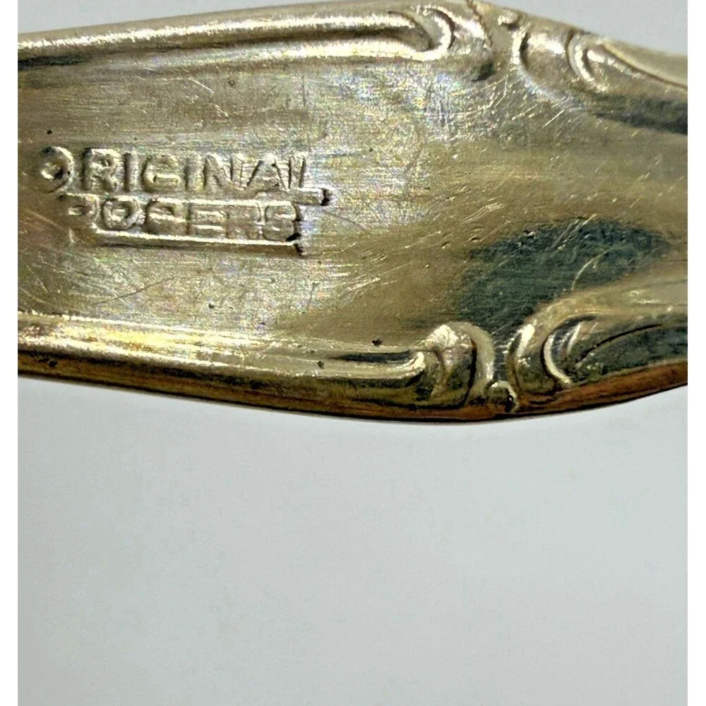 Wm Rogers AA Silverplate Ice Cream Spoon‎ Vintage Small Dessert Flatware